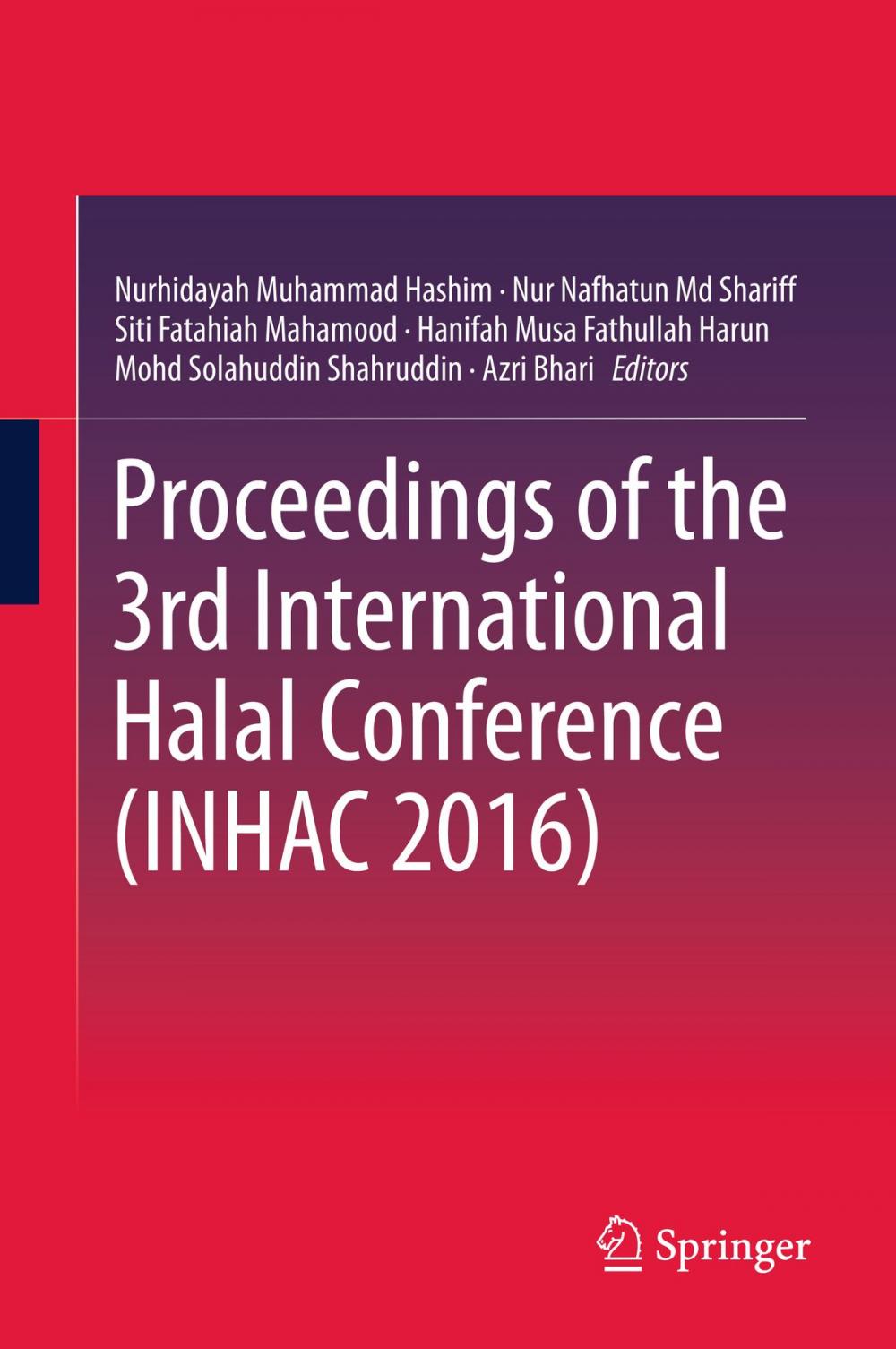 Big bigCover of Proceedings of the 3rd International Halal Conference (INHAC 2016)