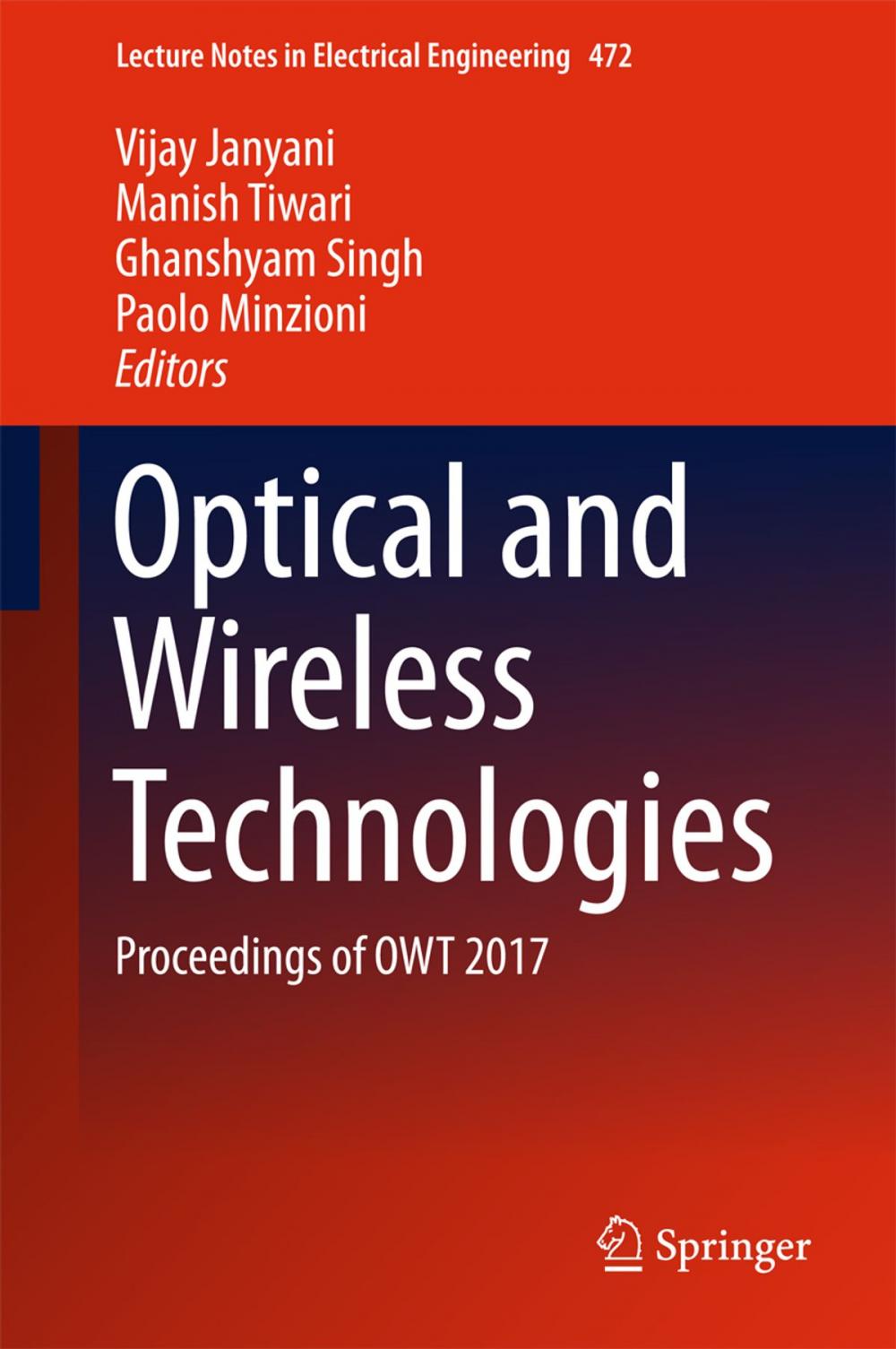 Big bigCover of Optical and Wireless Technologies