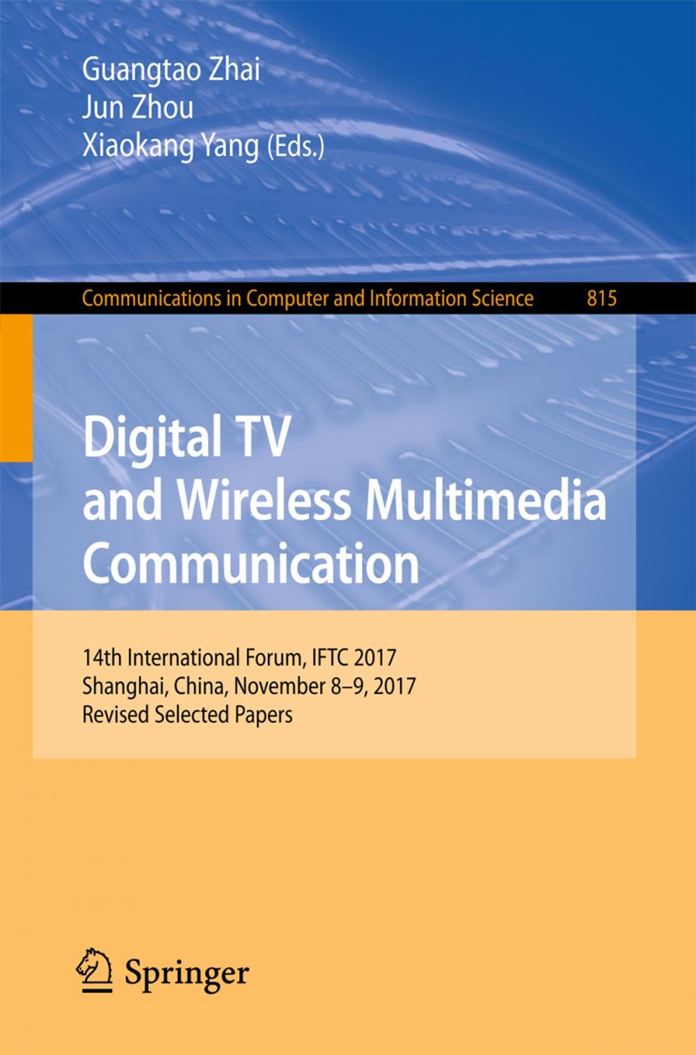 Big bigCover of Digital TV and Wireless Multimedia Communication