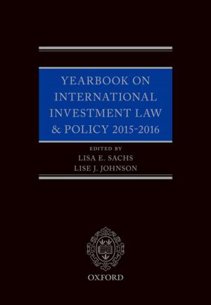 Cover of Yearbook on International Investment Law & Policy 2015-2016