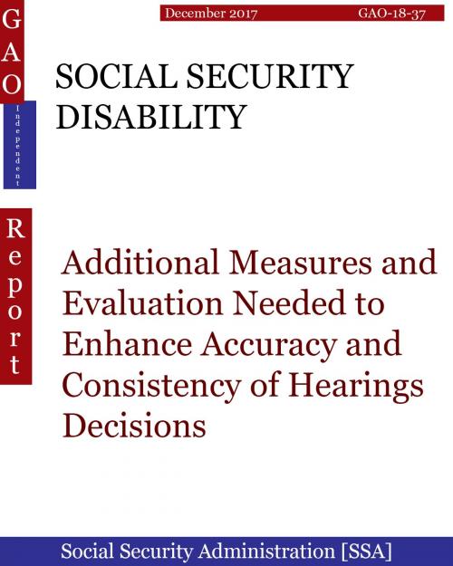 Cover of the book SOCIAL SECURITY DISABILITY by Hugues Dumont, Hugues DUMONT