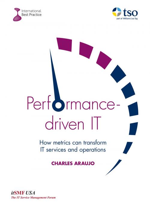 Cover of the book Performance-driven IT: How Metrics can transform IT services and operations by Charlie Araujo, The Stationery Office Ltd