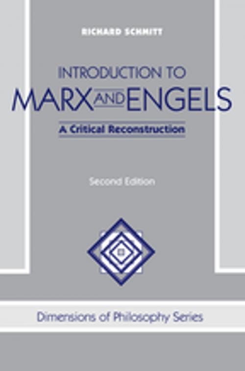 Cover of the book Introduction To Marx And Engels by Richard Schmitt, Taylor and Francis