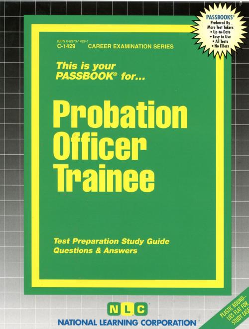 Cover of the book Probation Officer Trainee by National Learning Corporation, National Learning Corporation