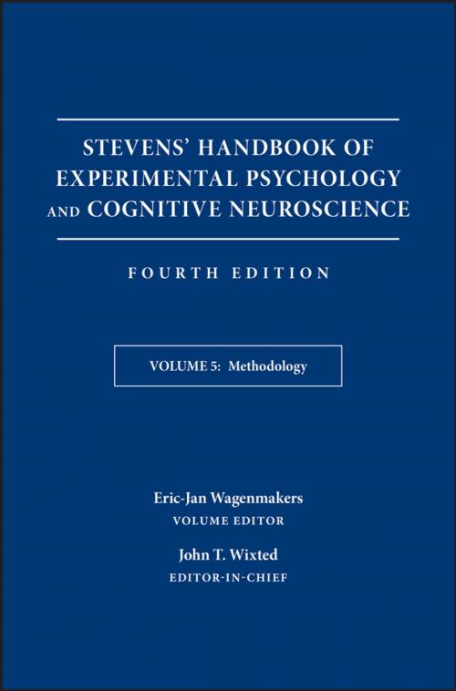 Cover of the book Stevens' Handbook of Experimental Psychology and Cognitive Neuroscience, Methodology by John T. Wixted, Eric-Jan Wagenmakers, Wiley