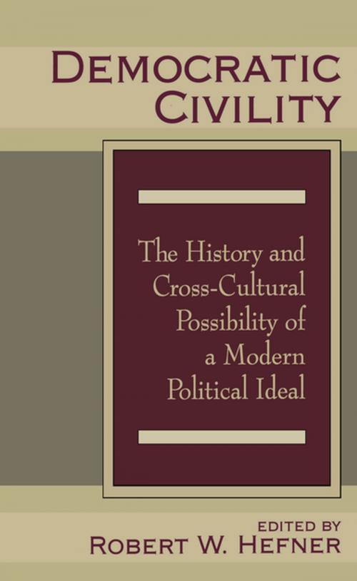 Cover of the book Democratic Civility by Robert Hefner, Taylor and Francis