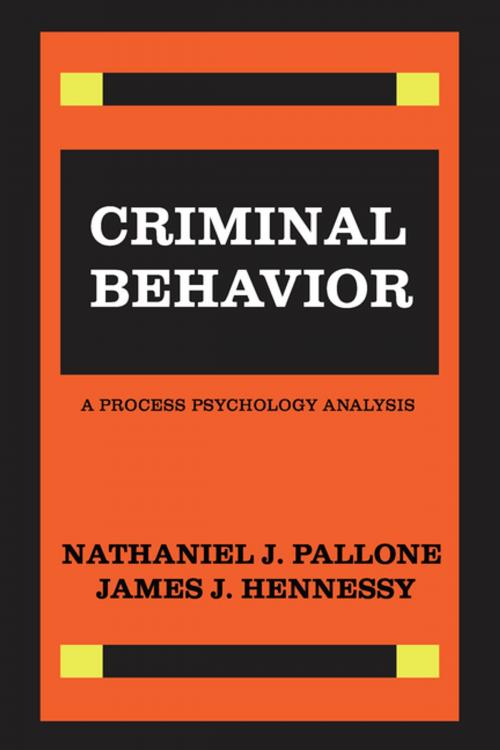 Cover of the book Criminal Behavior by James Hennessy, Taylor and Francis