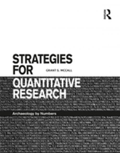 Cover of the book Strategies for Quantitative Research by Grant S. McCall, Taylor and Francis