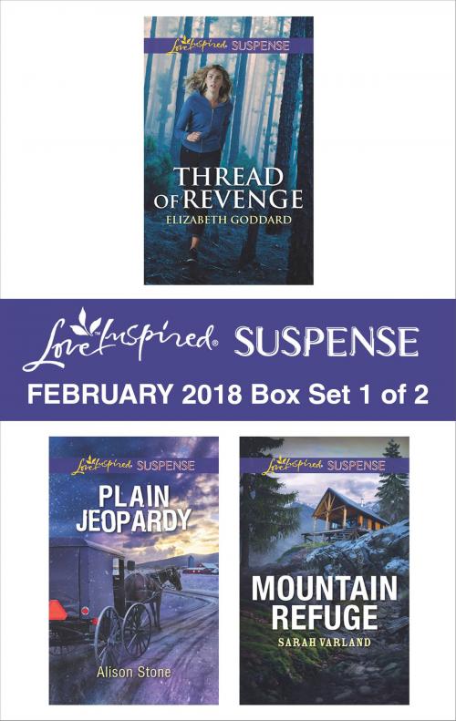 Cover of the book Harlequin Love Inspired Suspense February 2018 - Box Set 1 of 2 by Elizabeth Goddard, Alison Stone, Sarah Varland, Harlequin