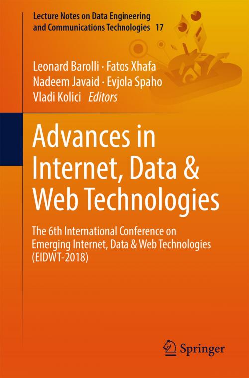 Cover of the book Advances in Internet, Data & Web Technologies by , Springer International Publishing