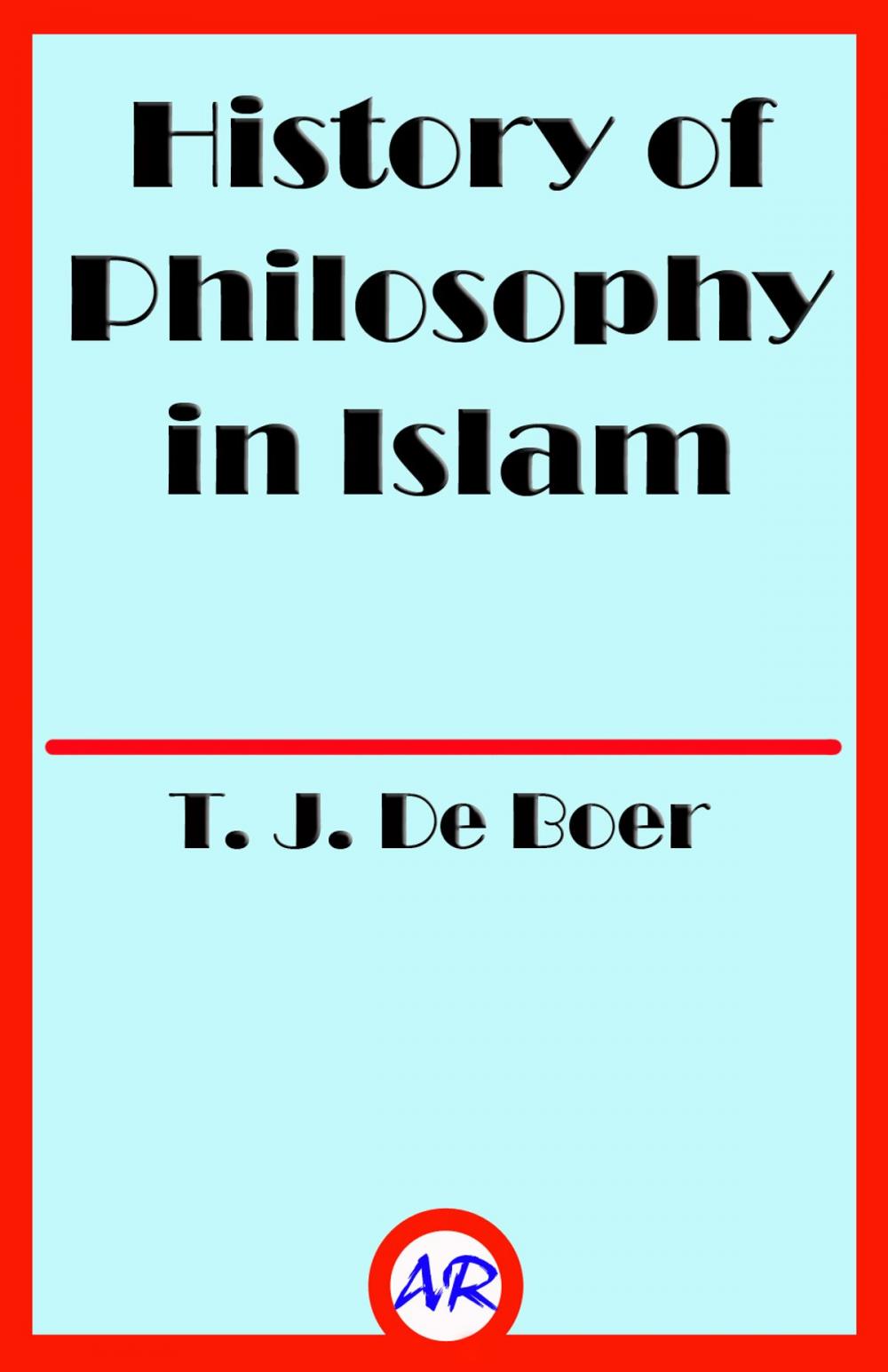 Big bigCover of History of Philosophy in Islam