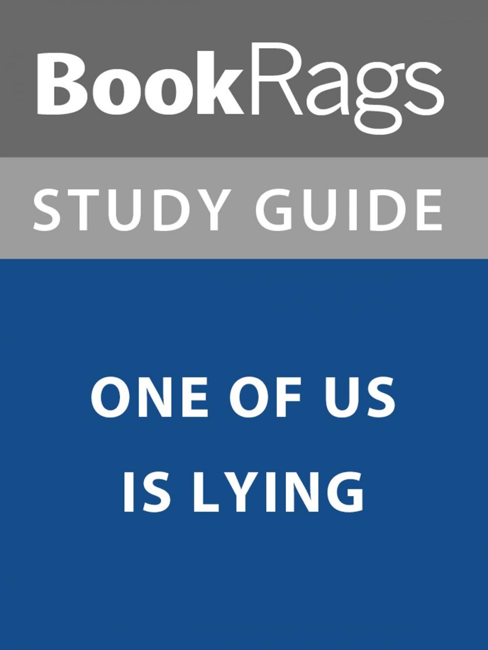 Big bigCover of Summary & Study Guide: One of Us is Lying