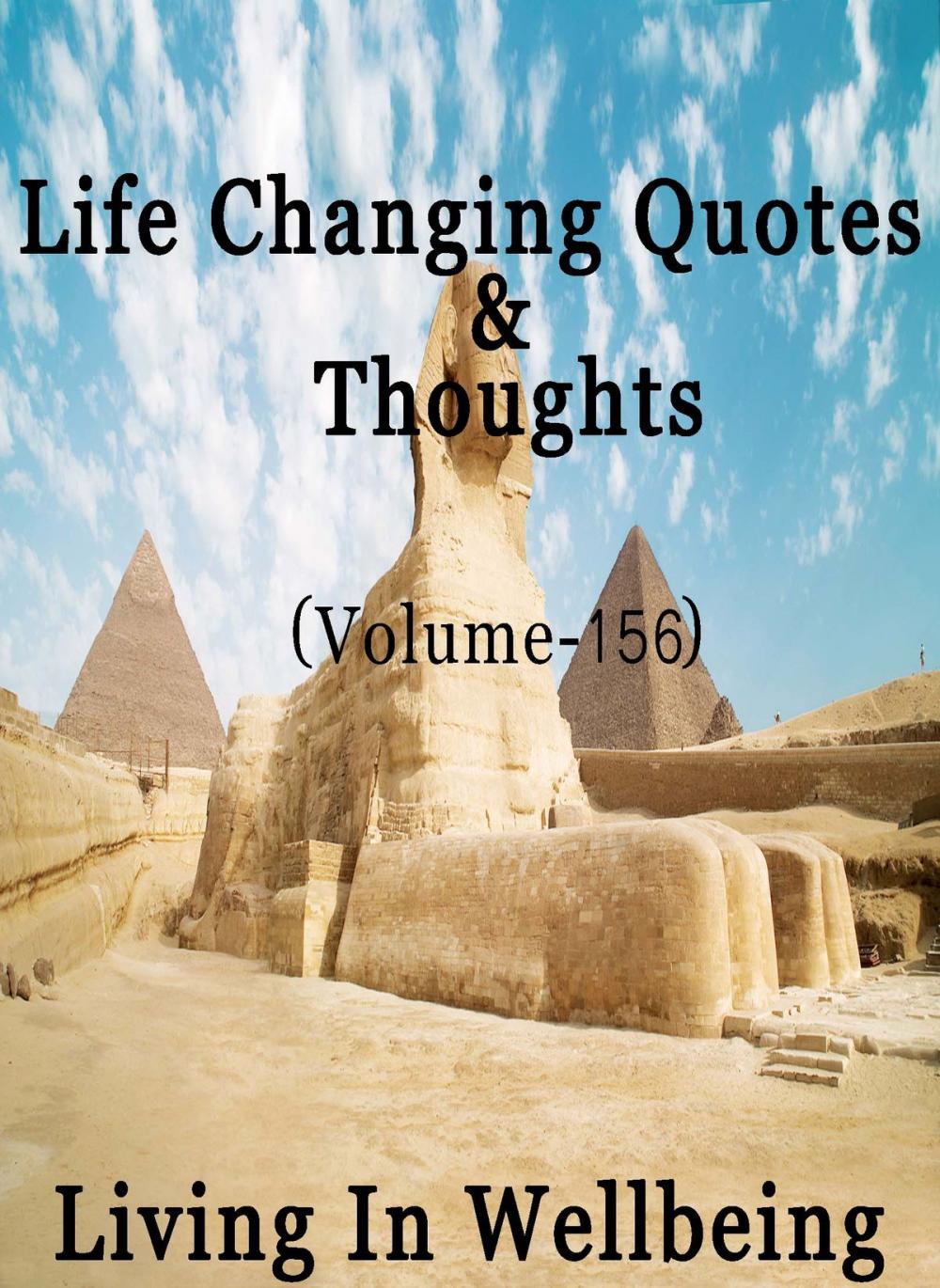 Big bigCover of Life Changing Quotes & Thoughts (Volume 156)