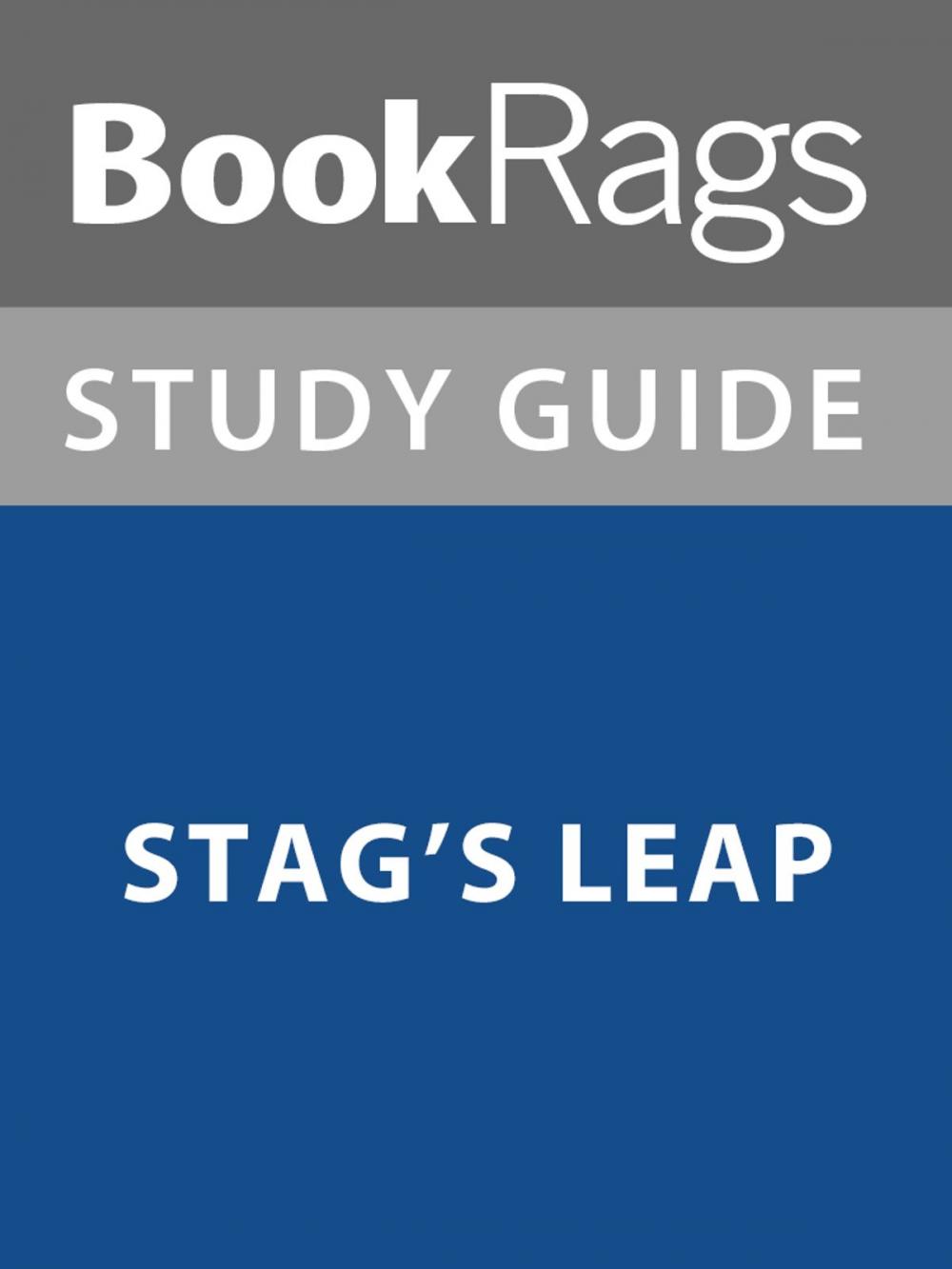 Big bigCover of Summary & Study Guide: Stag's Leap