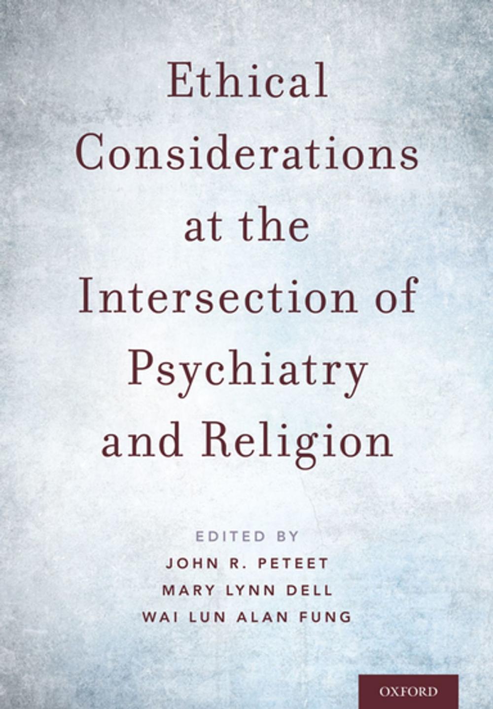 Big bigCover of Ethical Considerations at the Intersection of Psychiatry and Religion