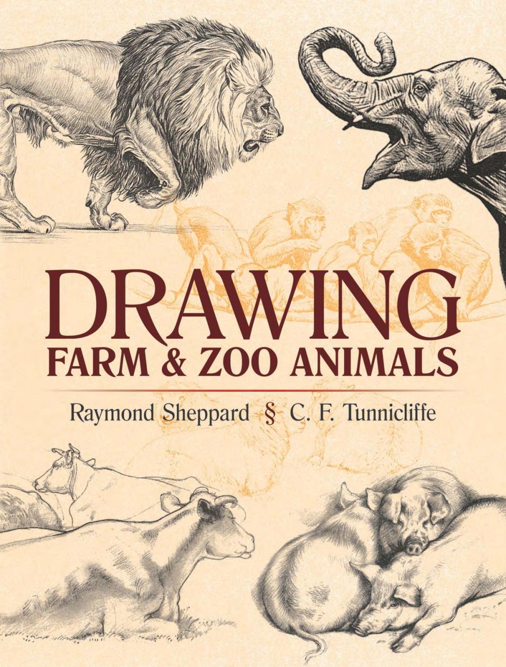 Big bigCover of Drawing Farm and Zoo Animals