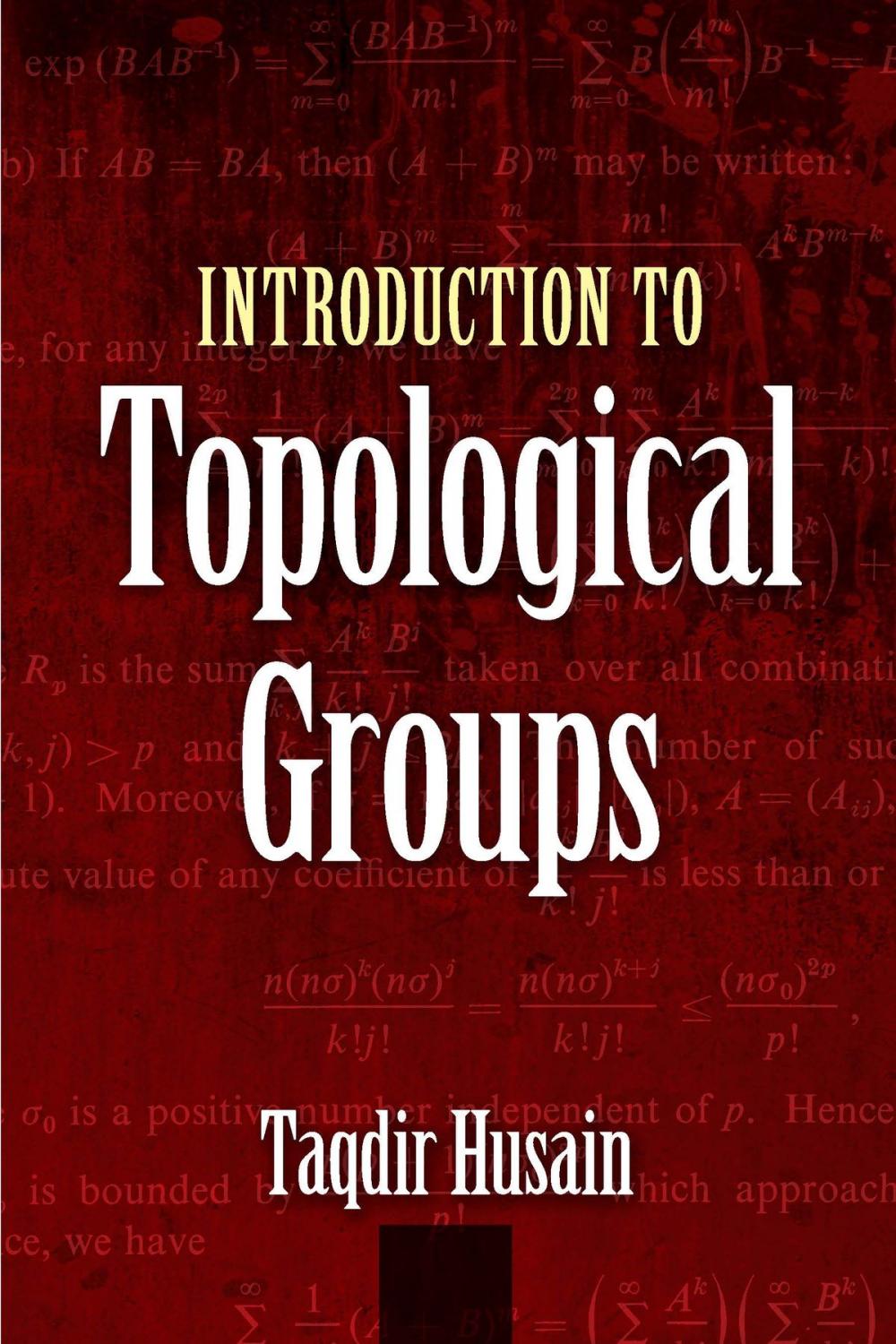 Big bigCover of Introduction to Topological Groups