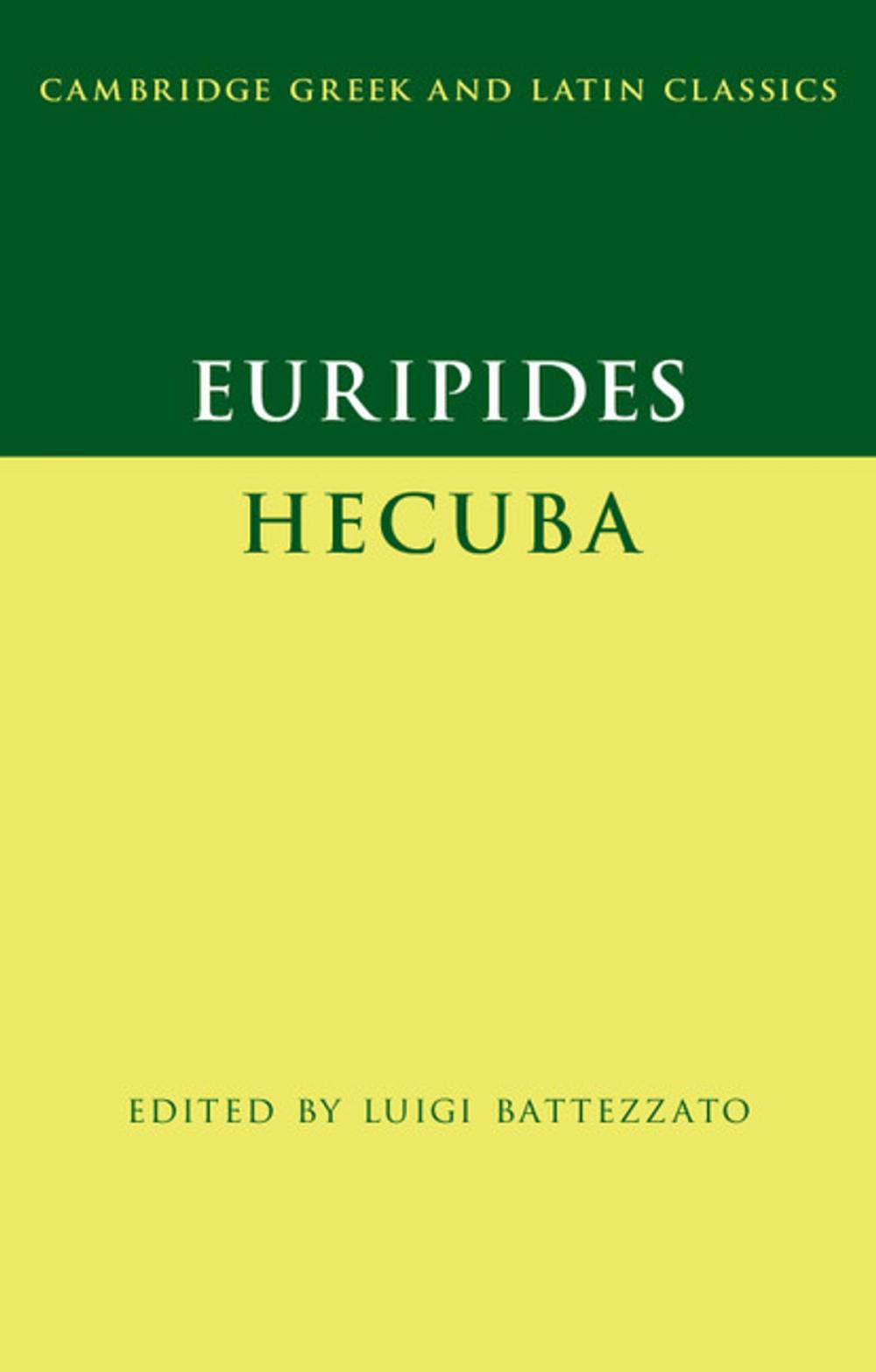 Big bigCover of Euripides: Hecuba