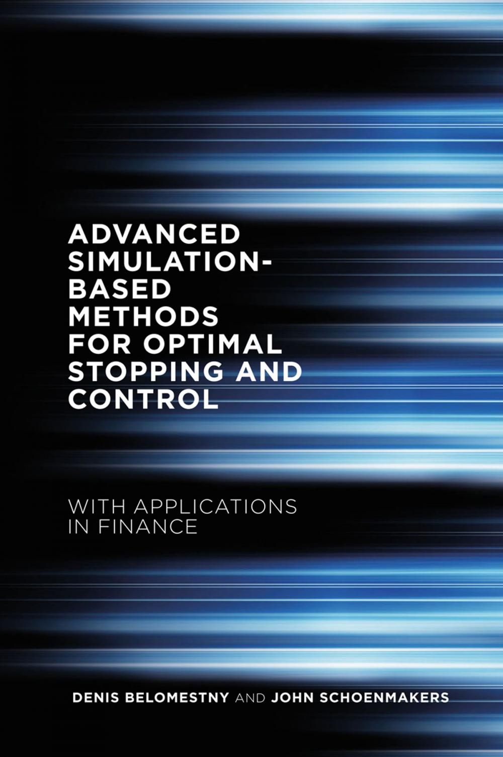 Big bigCover of Advanced Simulation-Based Methods for Optimal Stopping and Control