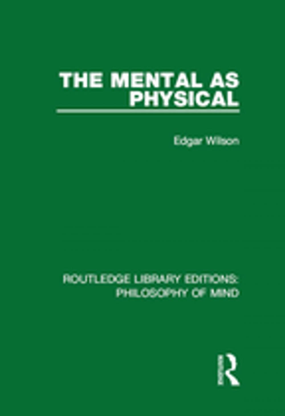 Big bigCover of The Mental as Physical