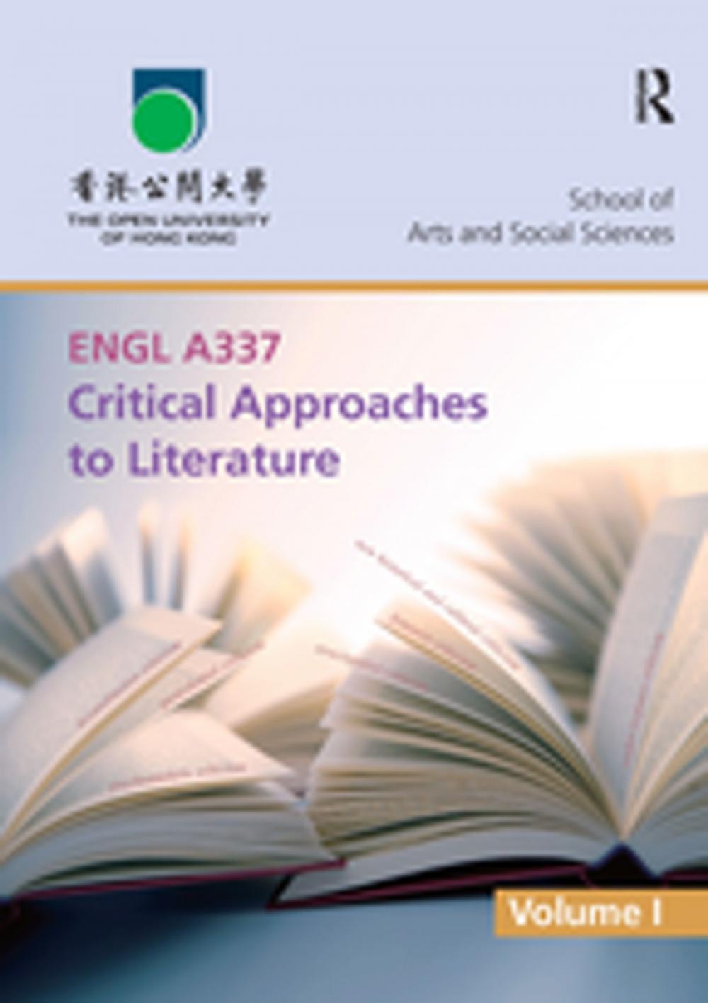 Big bigCover of ENGL A337 Critical Approaches to Literature