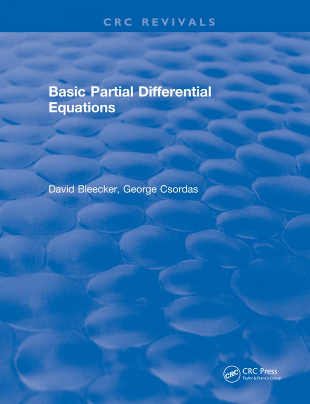 Big bigCover of Basic Partial Differential Equations