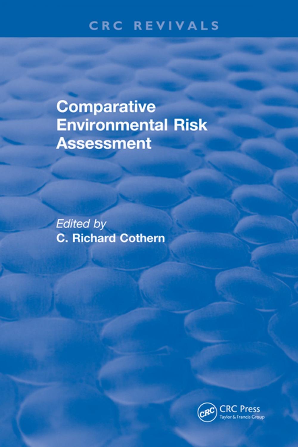 Big bigCover of Comparative Environmental Risk Assessment