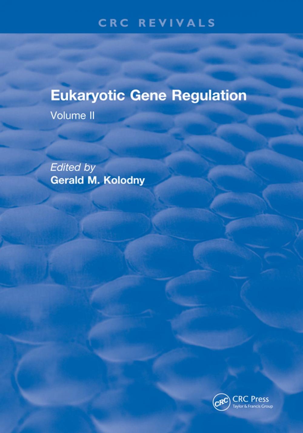 Big bigCover of Eukaryotic Gene Regulation