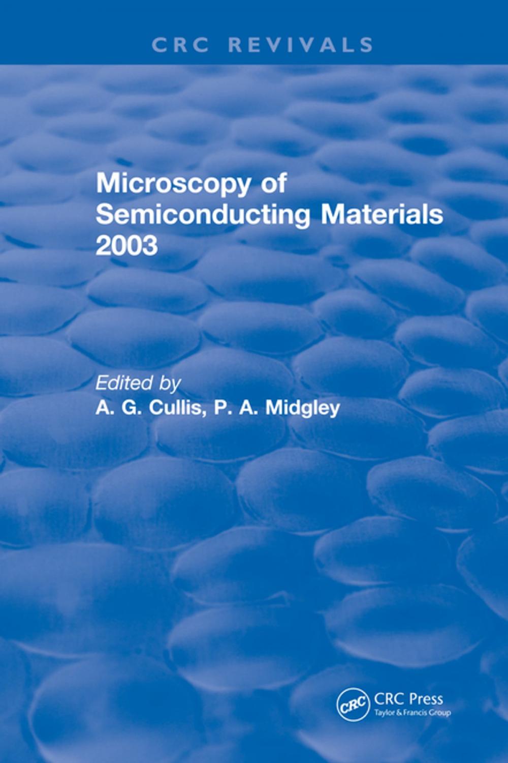 Big bigCover of Microscopy of Semiconducting Materials 2003