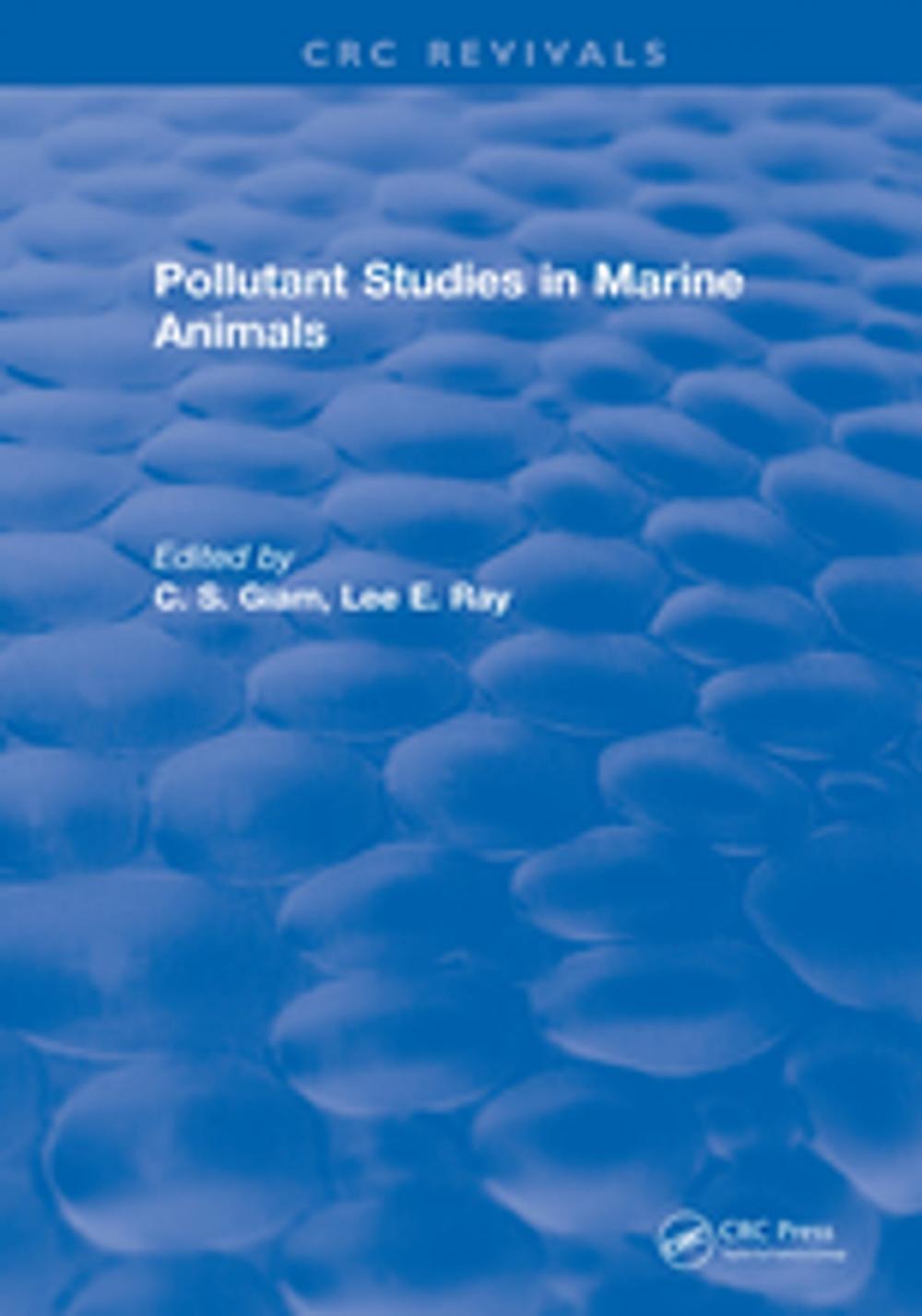 Big bigCover of Pollutant Studies In Marine Animals