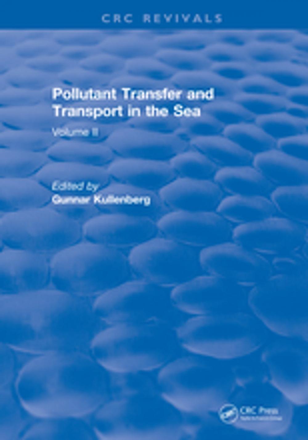 Big bigCover of Pollutant Transfer and Transport in the Sea