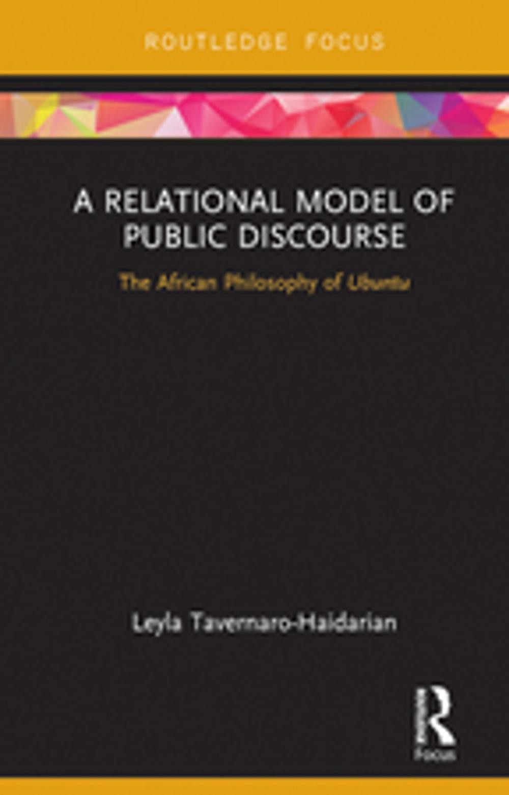 Big bigCover of A Relational Model of Public Discourse