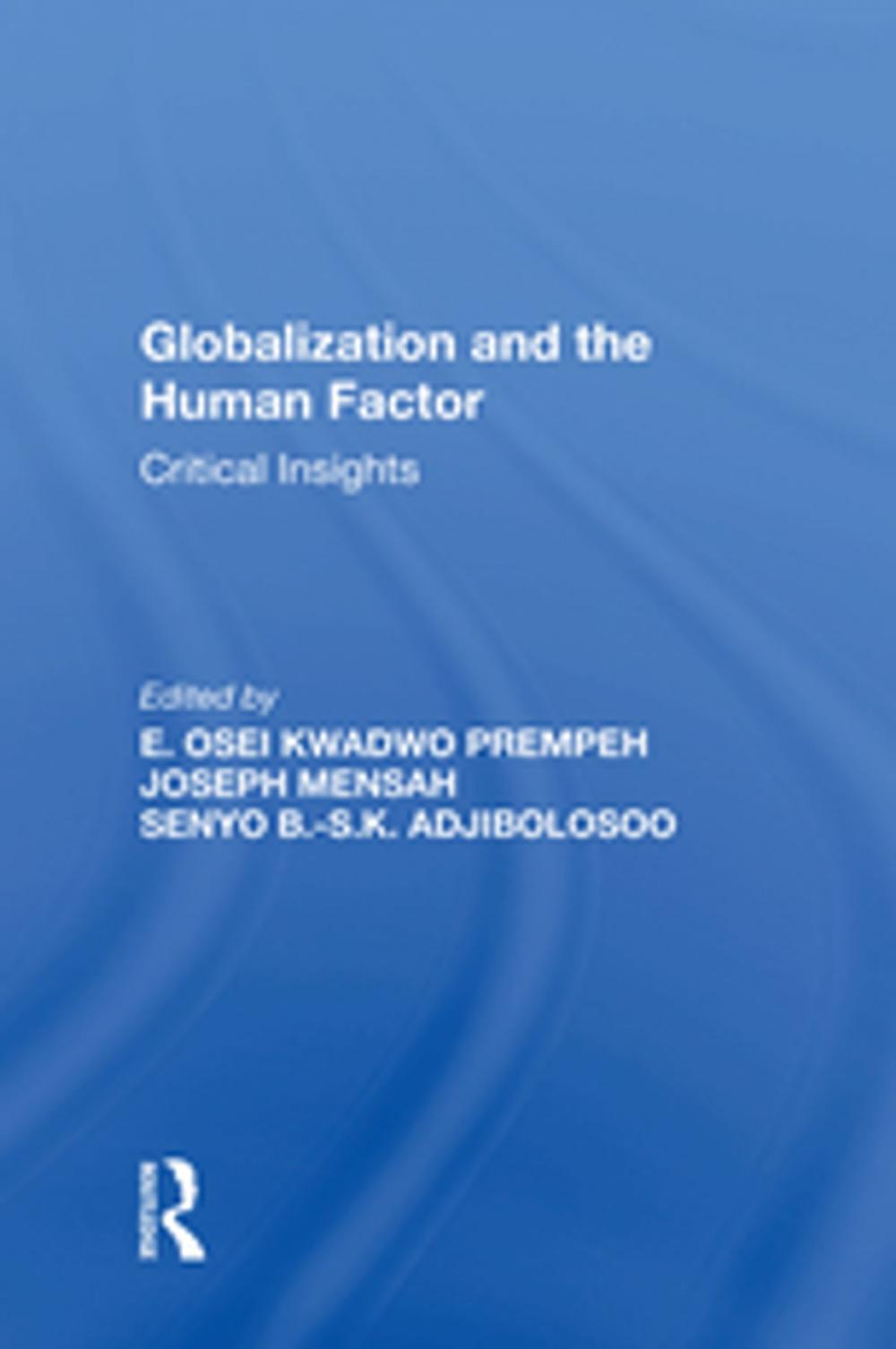 Big bigCover of Globalization and the Human Factor