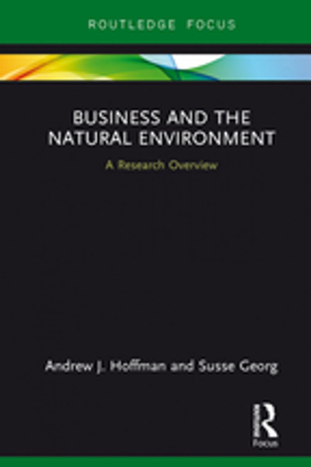 Big bigCover of Business and the Natural Environment