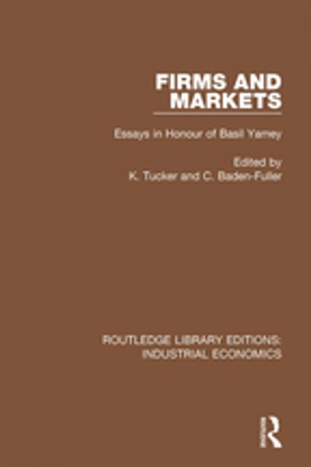 Big bigCover of Firms and Markets