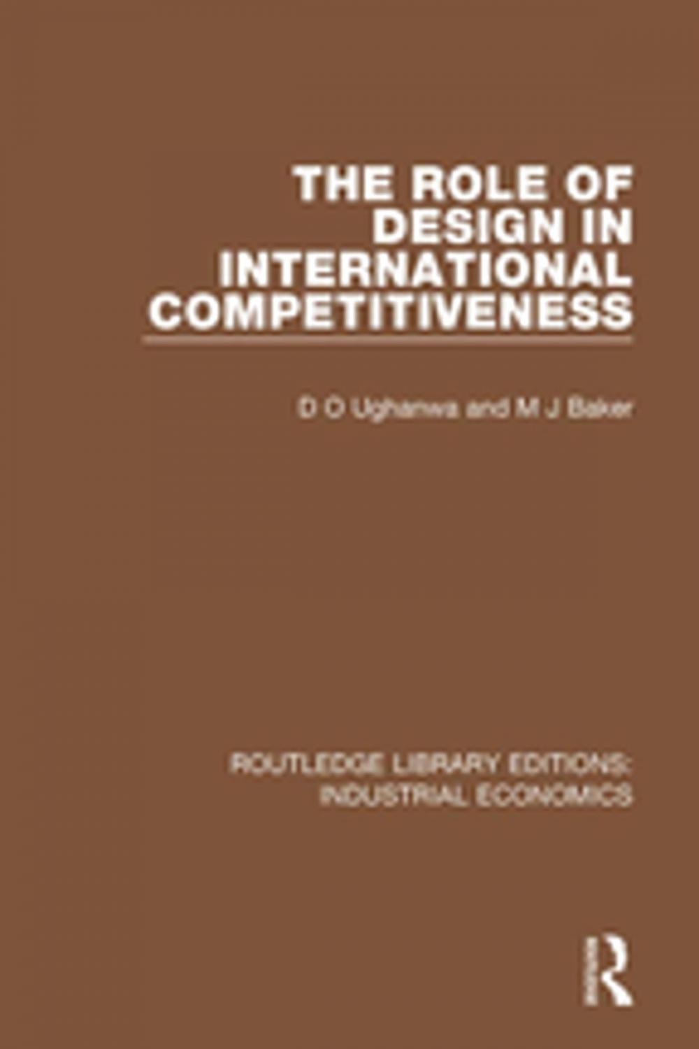 Big bigCover of The Role of Design in International Competitiveness