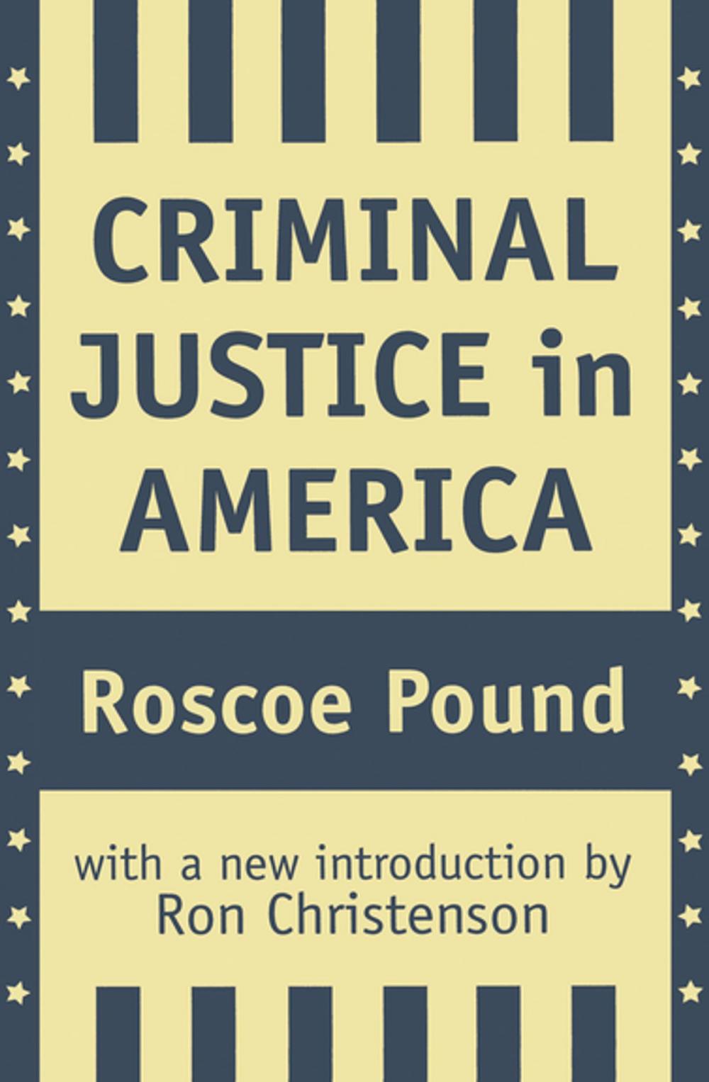 Big bigCover of Criminal Justice in America