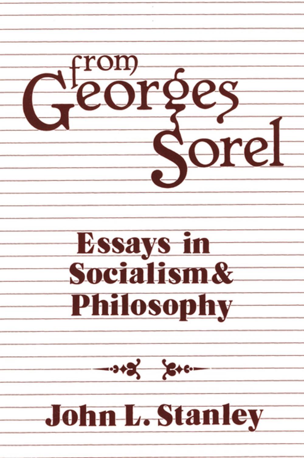 Big bigCover of From Georges Sorel