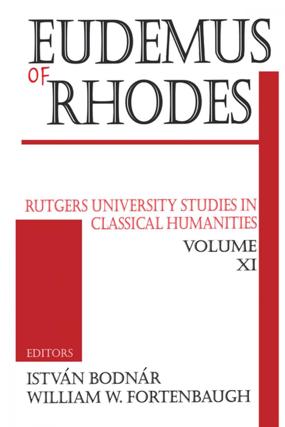 Big bigCover of Eudemus of Rhodes