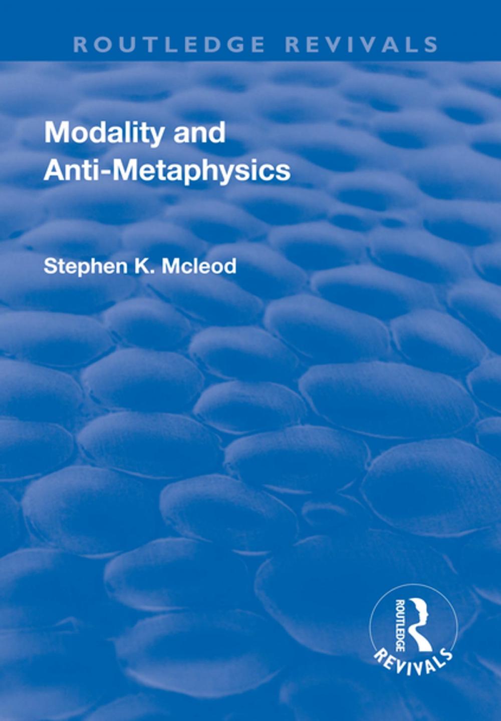 Big bigCover of Modality and Anti-Metaphysics