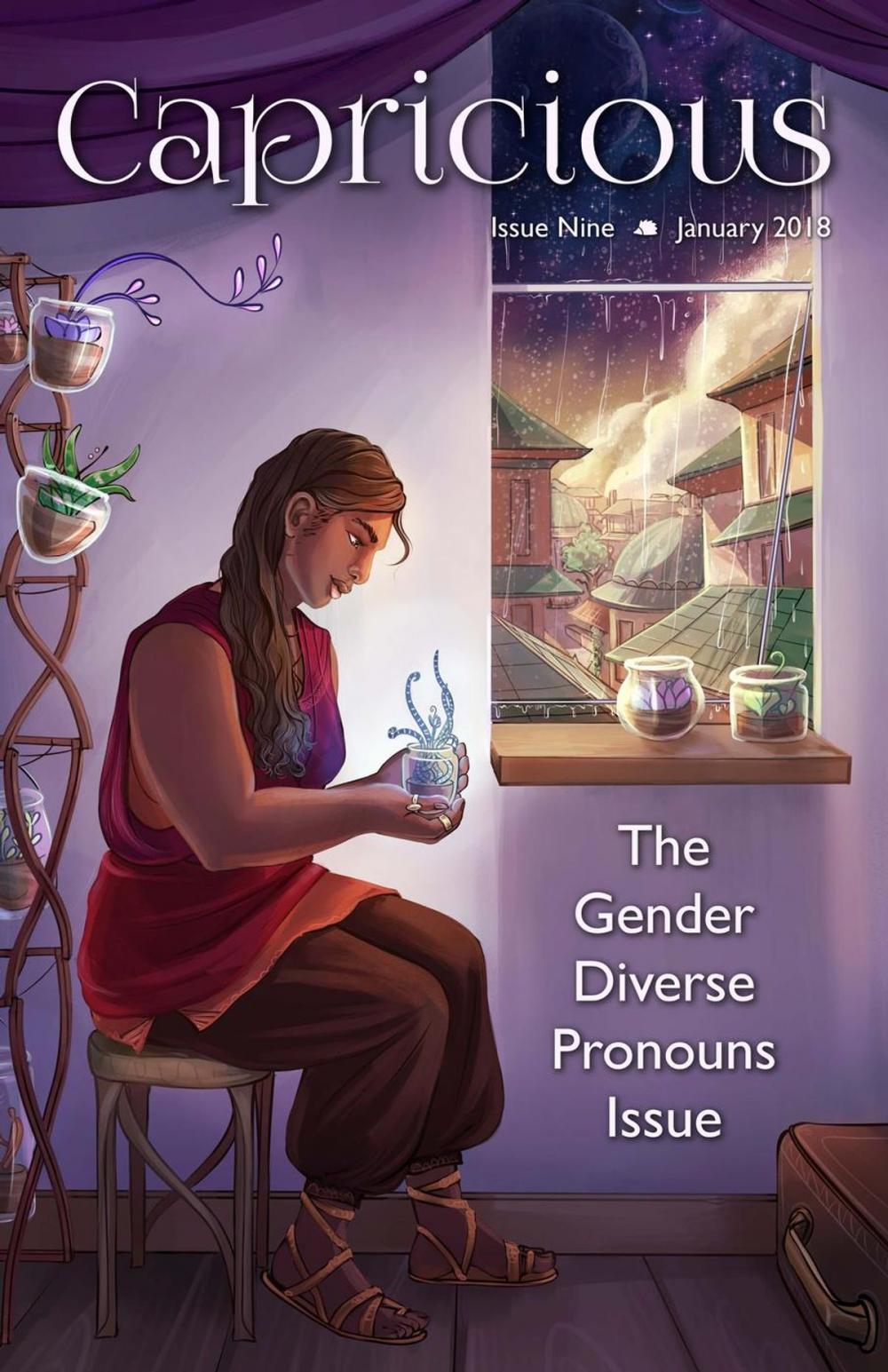 Big bigCover of Capricious Issue 9: Gender Diverse Pronouns