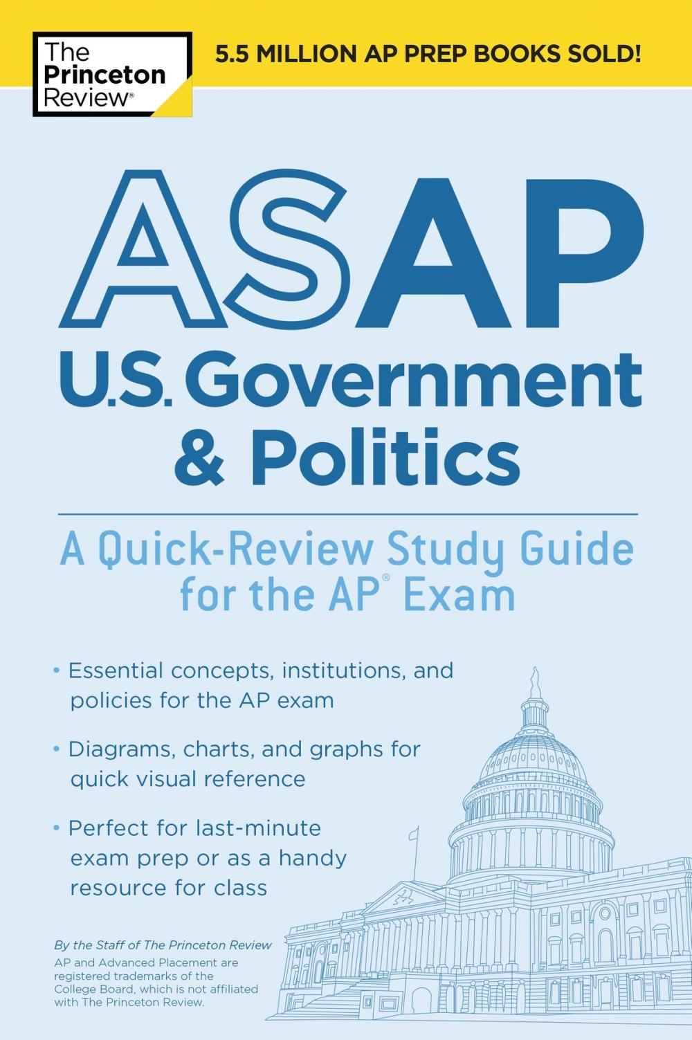 Big bigCover of ASAP U.S. Government & Politics: A Quick-Review Study Guide for the AP Exam