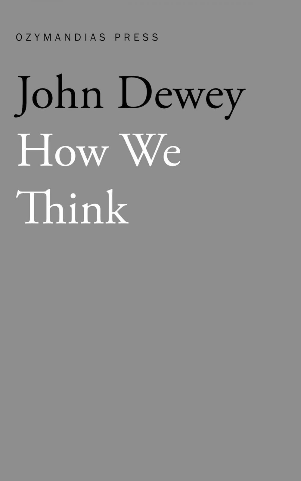 Big bigCover of How We Think