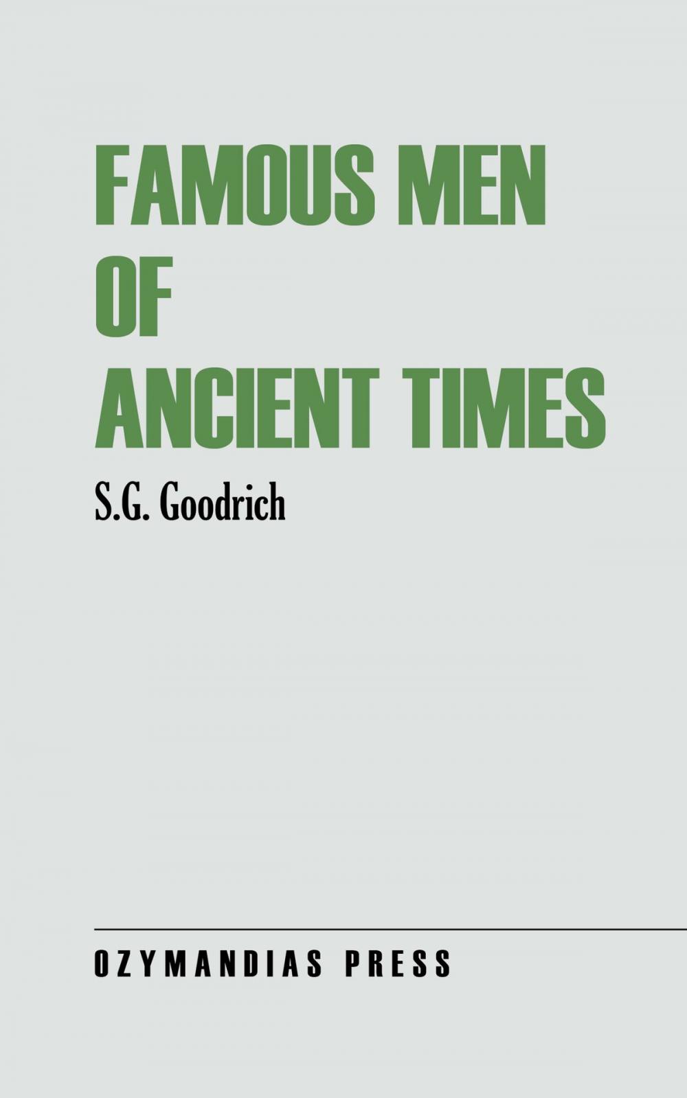 Big bigCover of Famous Men of Ancient Times