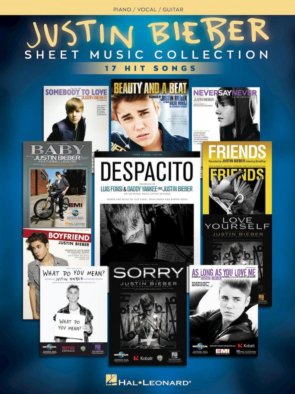 Big bigCover of Justin Bieber - Sheet Music Collection