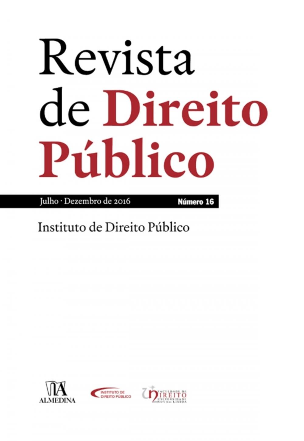 Big bigCover of Revista de Direito Público - Ano VIII, N.º 16 - Jul/dez 2016