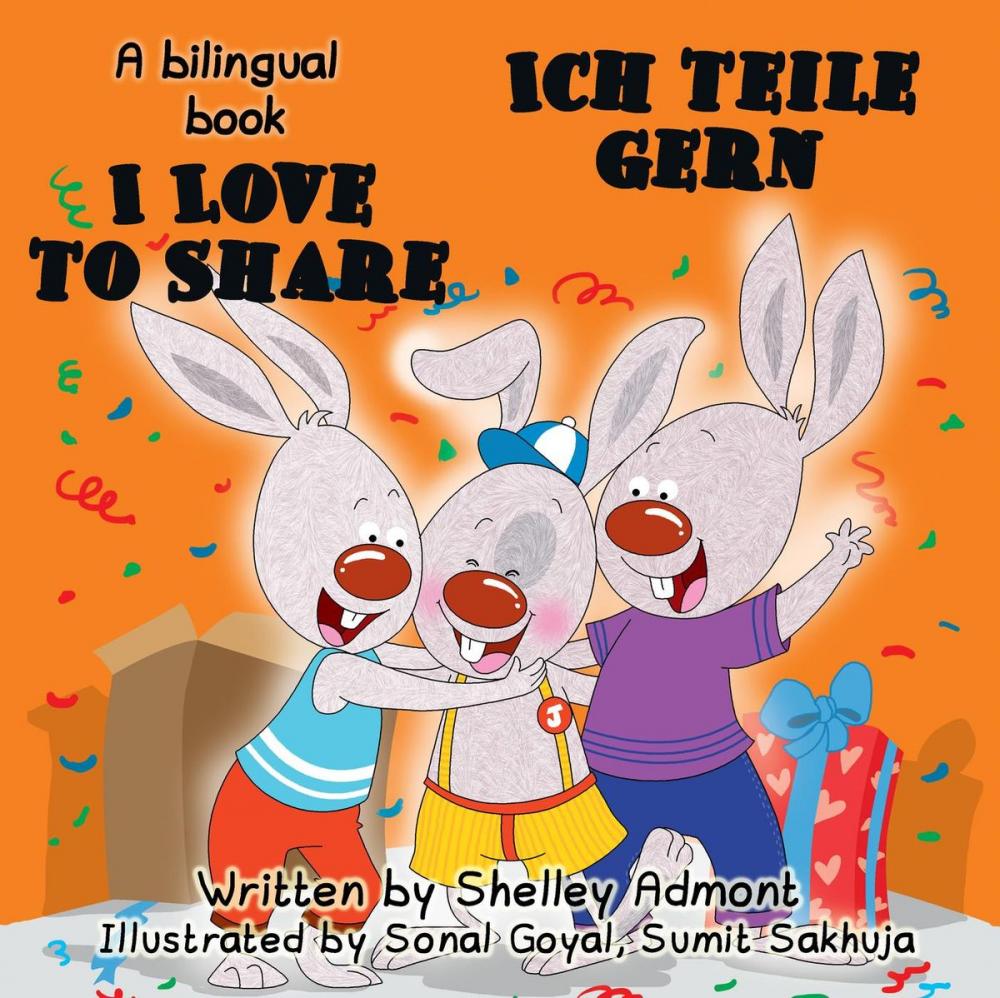 Big bigCover of I Love to Share Ich teile gern (English German Book for Kids)