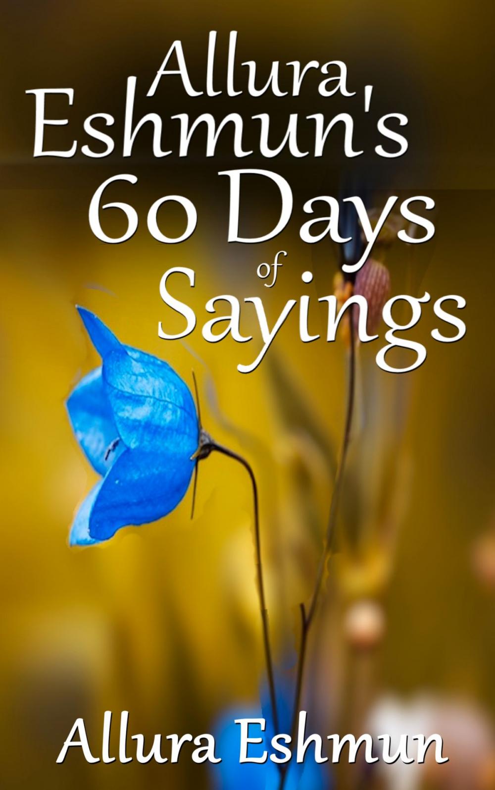Big bigCover of Allura Eshmun's 60 Days of Sayings