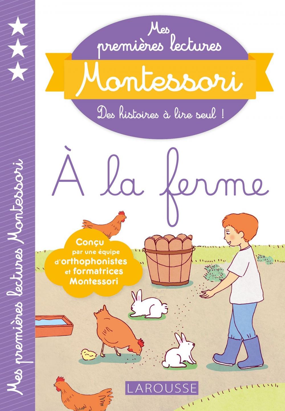 Big bigCover of Mes premières lectures Montessori, à la ferme