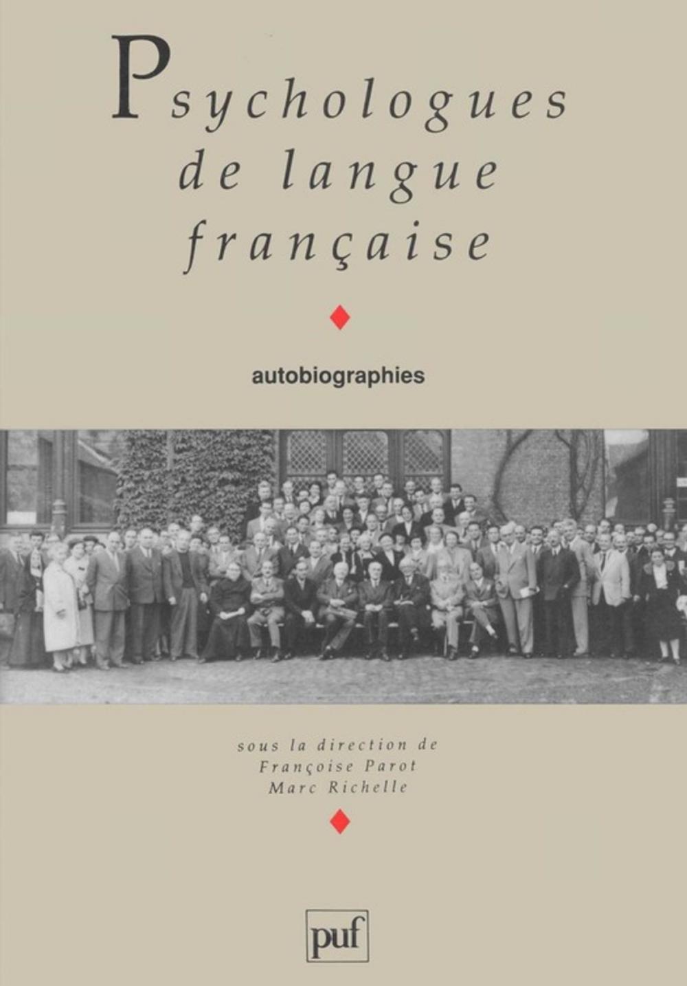 Big bigCover of Psychologues de langue française